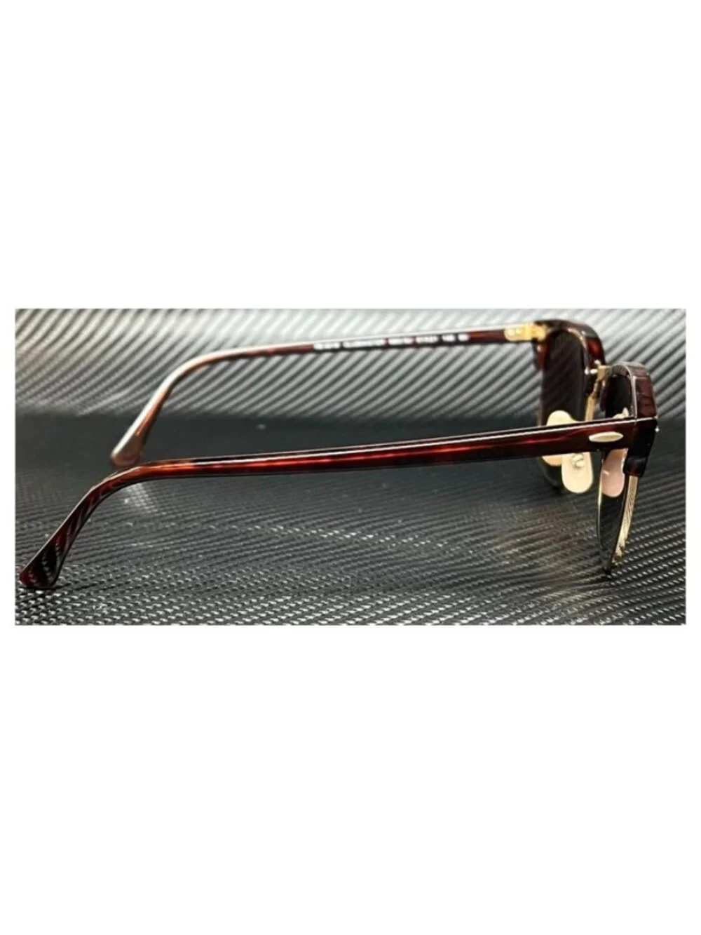 New Ray Ban Men  Red Havana Sunglasses  49- 21- 145